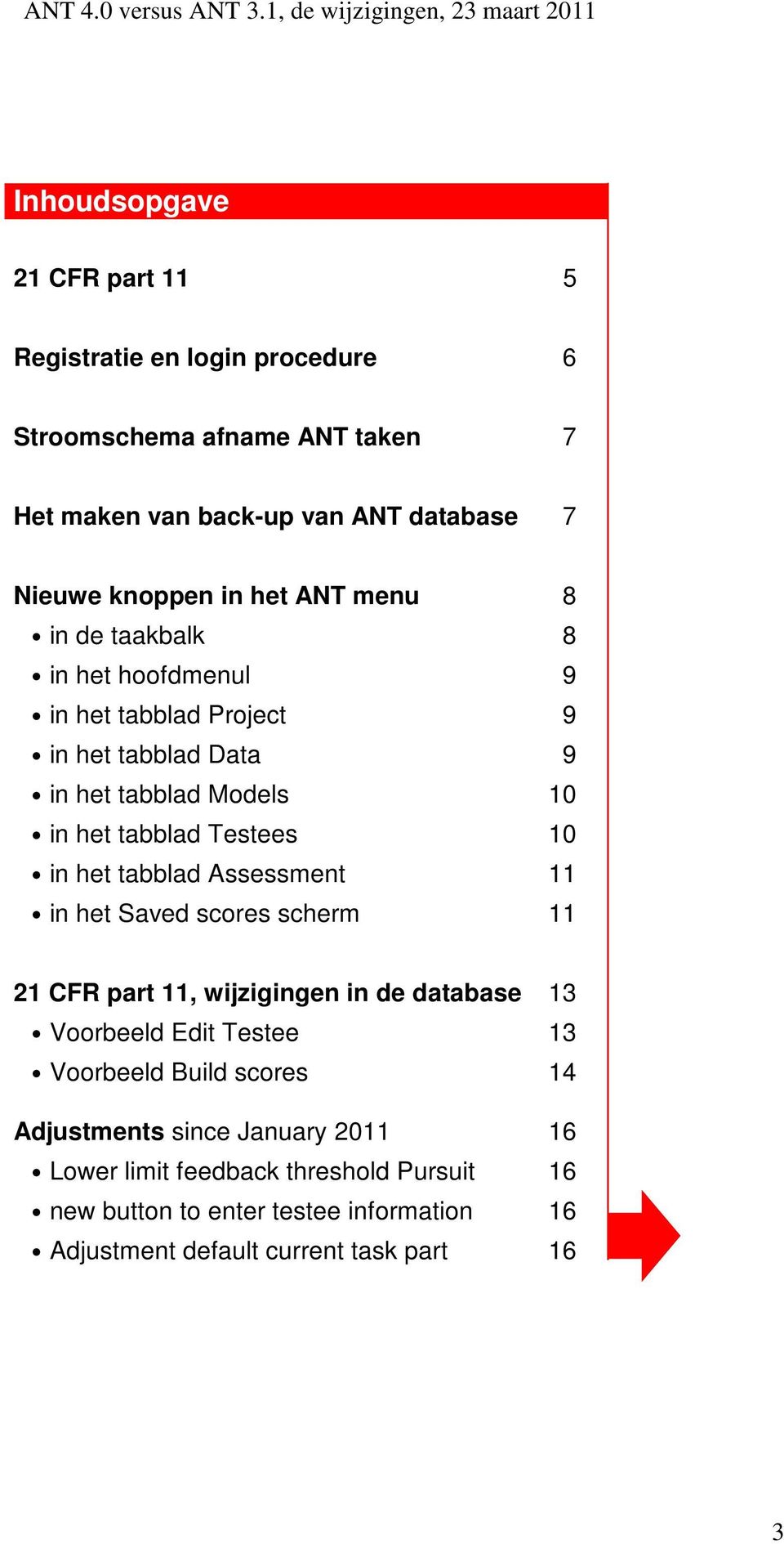 het tabblad Assessment 11 in het Saved scores scherm 11 21 CFR part 11, wijzigingen in de database 13 Voorbeeld Edit Testee 13 Voorbeeld Build scores 14
