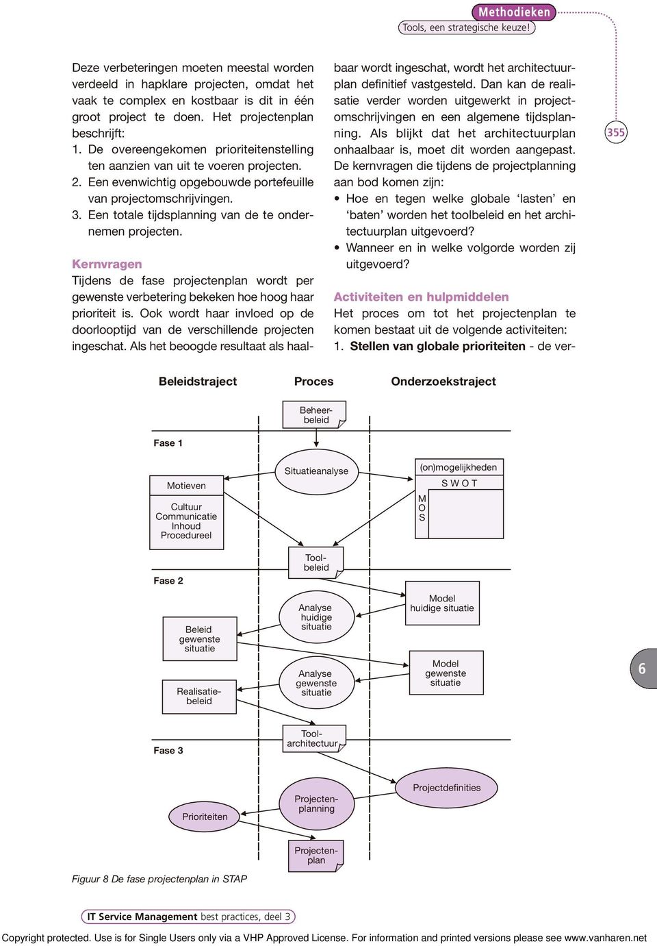 Een totale tijdsplanning van de te ondernemen projecten. Kernvragen Tijdens de fase projectenplan wordt per verbetering bekeken hoe hoog haar prioriteit is.