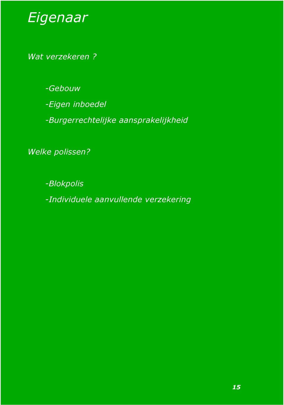 -Burgerrechtelijke aansprakelijkheid