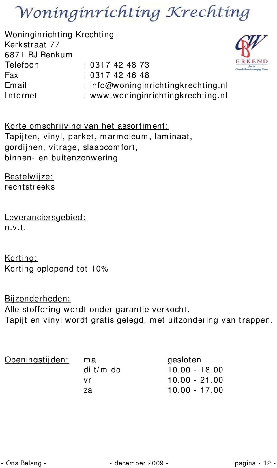 nl : www.woninginrichtingkrechting.