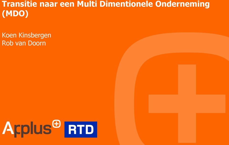 Onderneming (MDO)