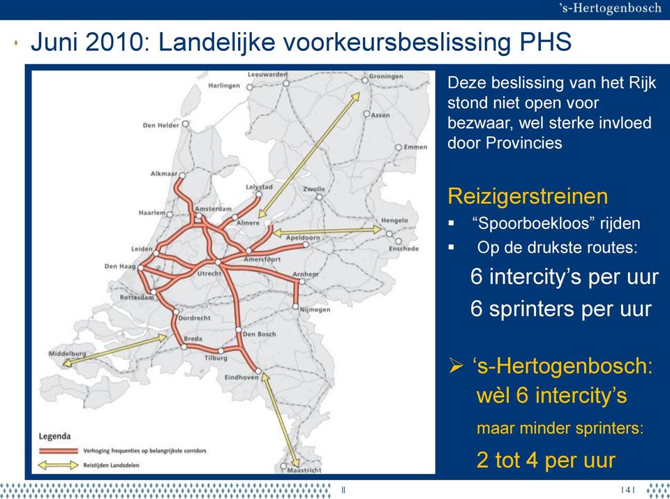 Reizigerstreinen Spoorboekloos rijden Op de drukste routes: 6 intercity s per