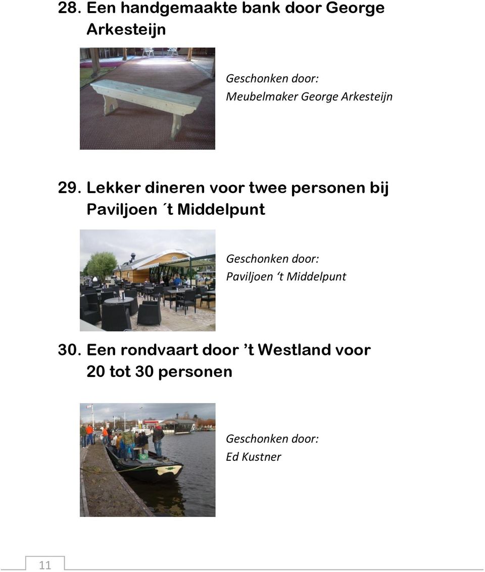 Lekker dineren voor twee personen bij 29.