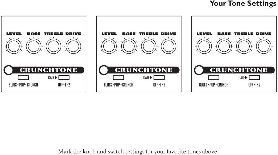 switch settings for