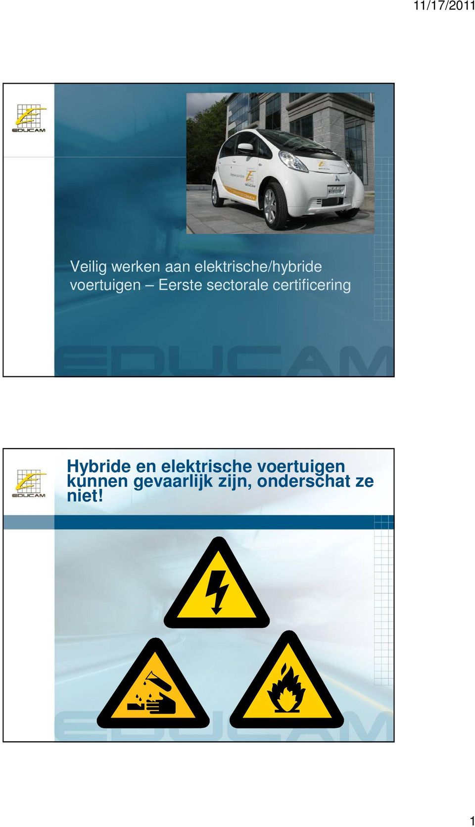 certificering Hybride en elektrische