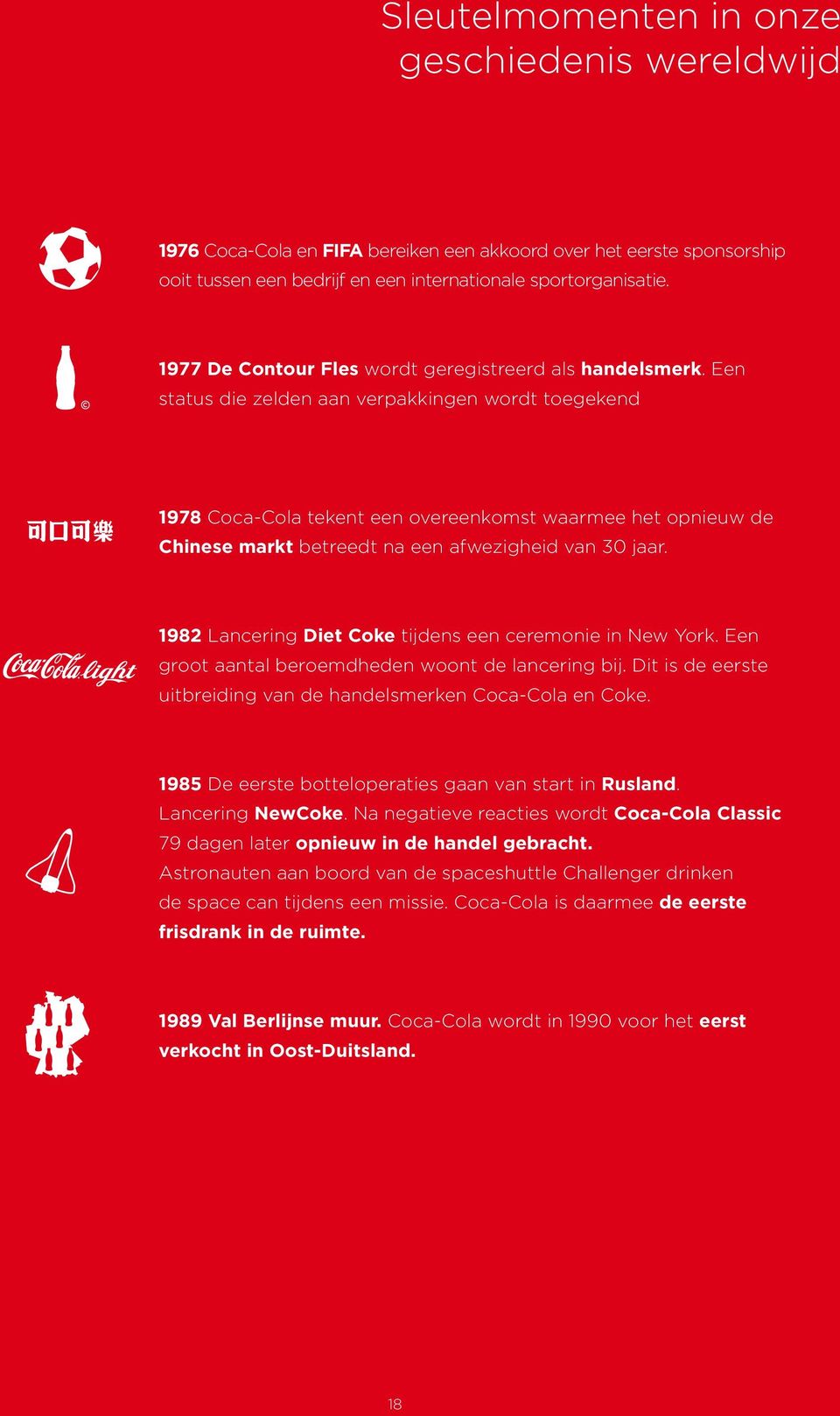 Een status die zelden aan verpakkingen wordt toegekend 1978 Coca-Cola tekent een overeenkomst waarmee het opnieuw de Chinese markt betreedt na een afwezigheid van 30 jaar.