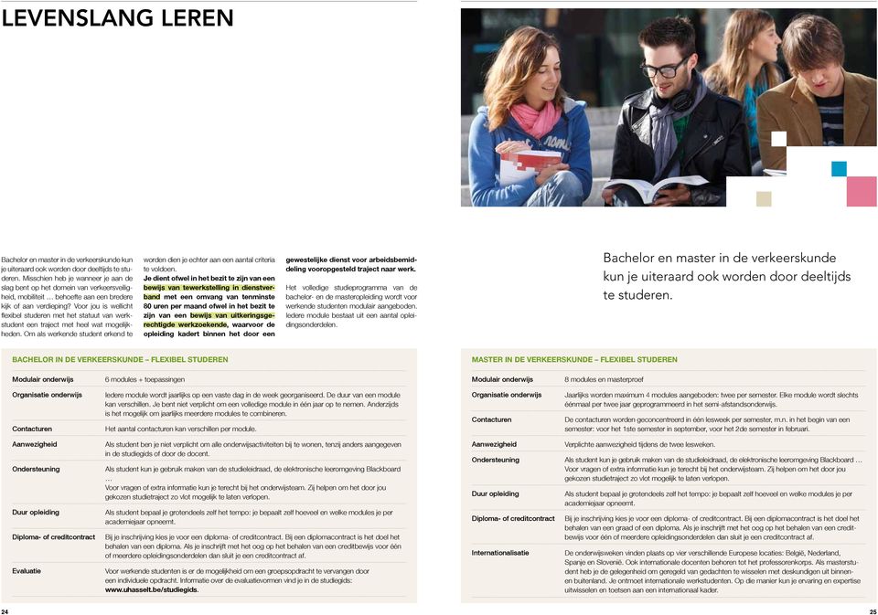 Voor jou is wellicht flexibel studeren met het statuut van werkstudent een traject met heel wat mogelijkheden.