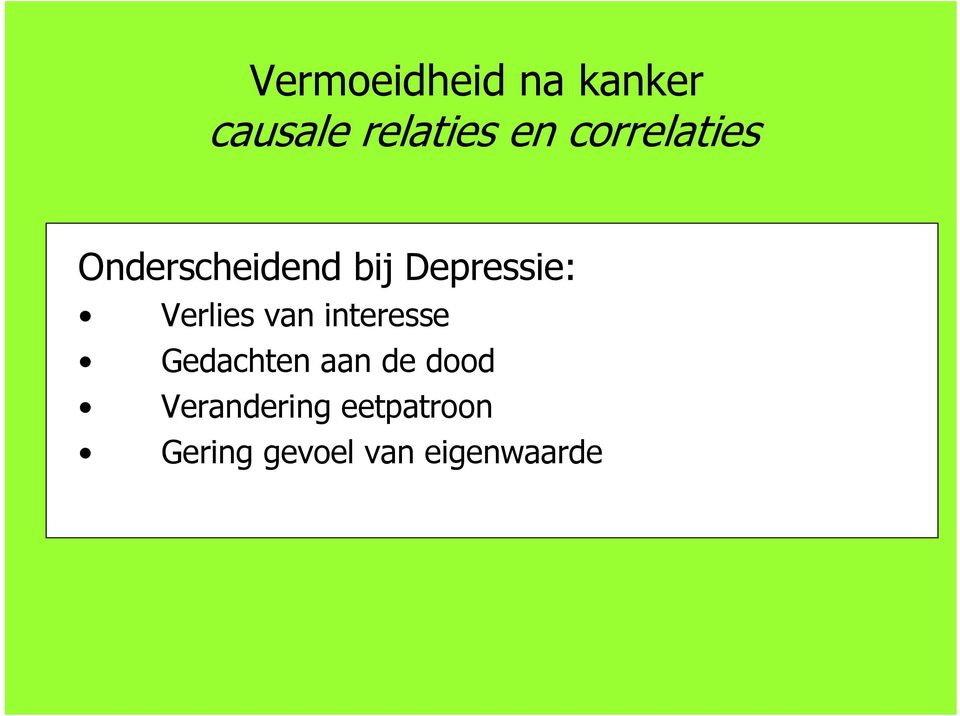 van interesse Gedachten aan de dood