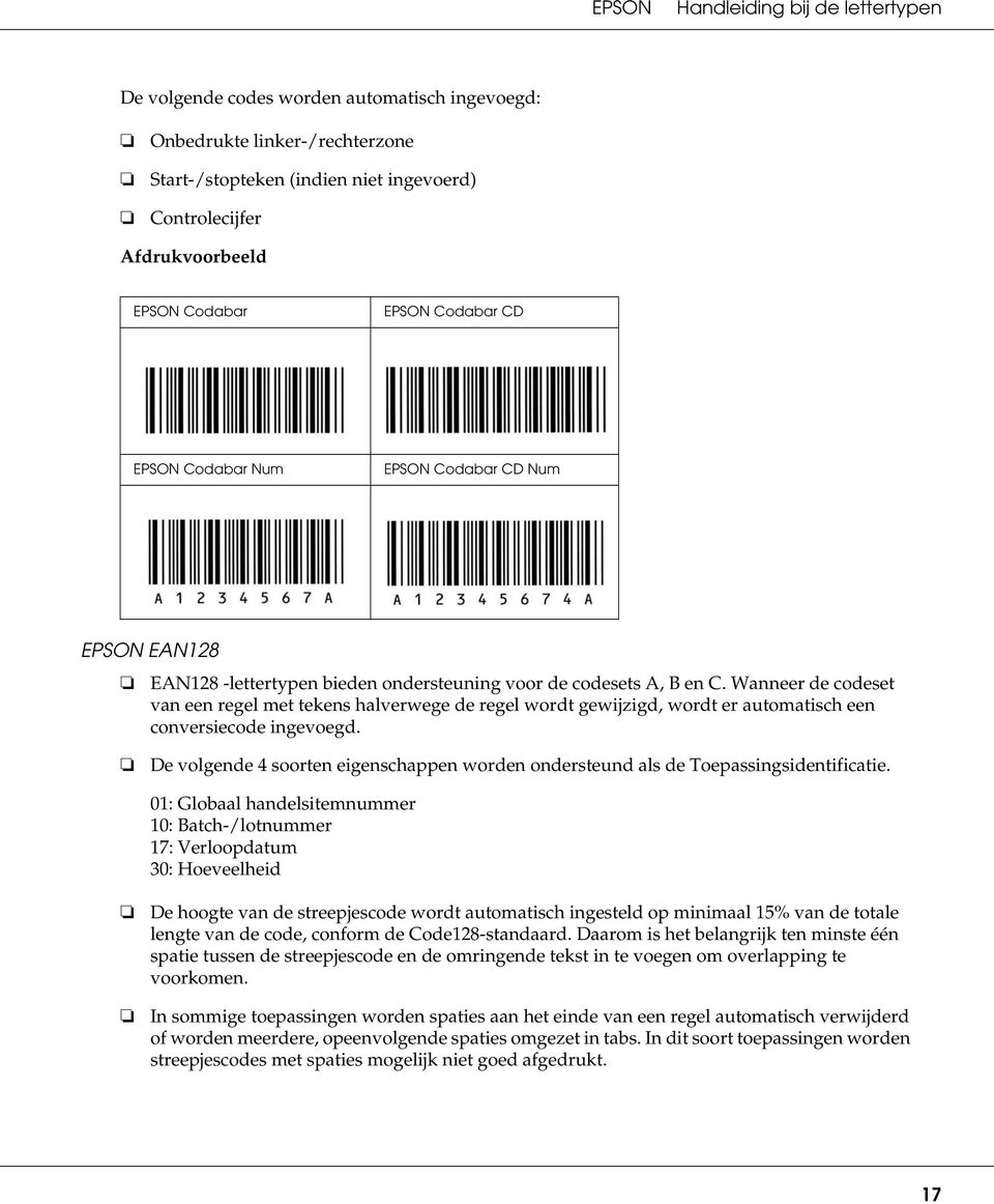 Wanneer de codeset van een regel met tekens halverwege de regel wordt gewijzigd, wordt er automatisch een conversiecode ingevoegd.