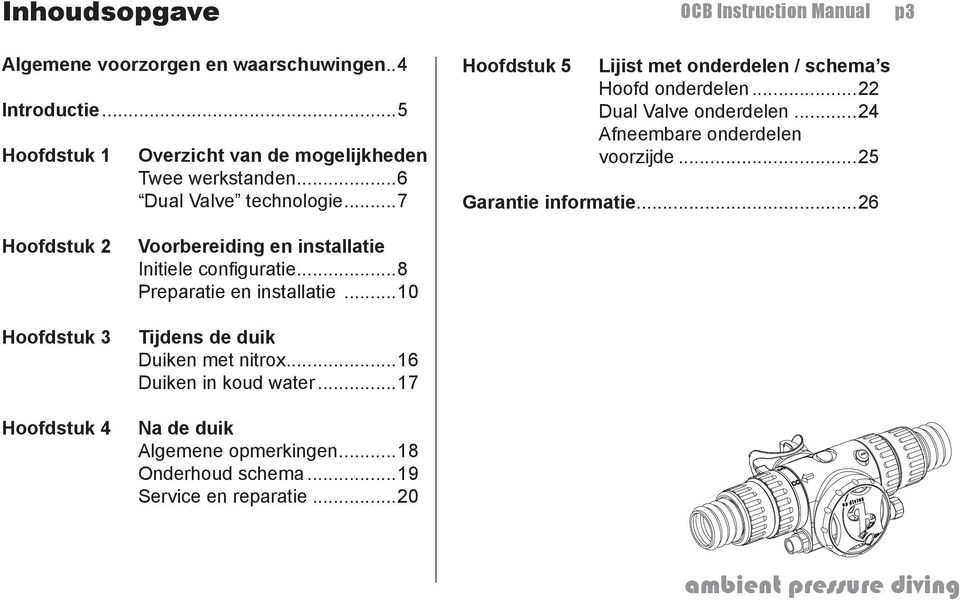 ..25 Garantie informatie...26 p3 Hoofdstuk 2 Hoofdstuk 3 Hoofdstuk 4 Voorbereiding en installatie Initiele configuratie...8 Preparatie en installatie.