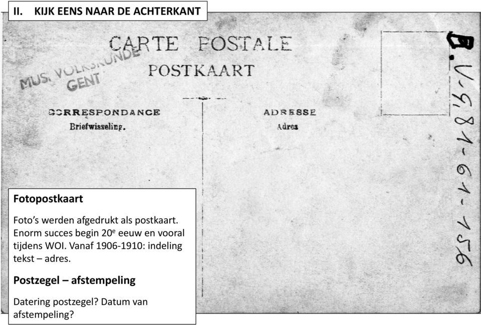 Enorm succes begin 20 e eeuw en vooral tijdens WOI.