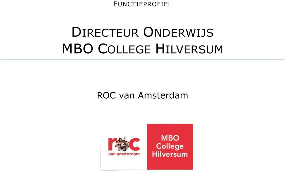 ONDERWIJS MBO