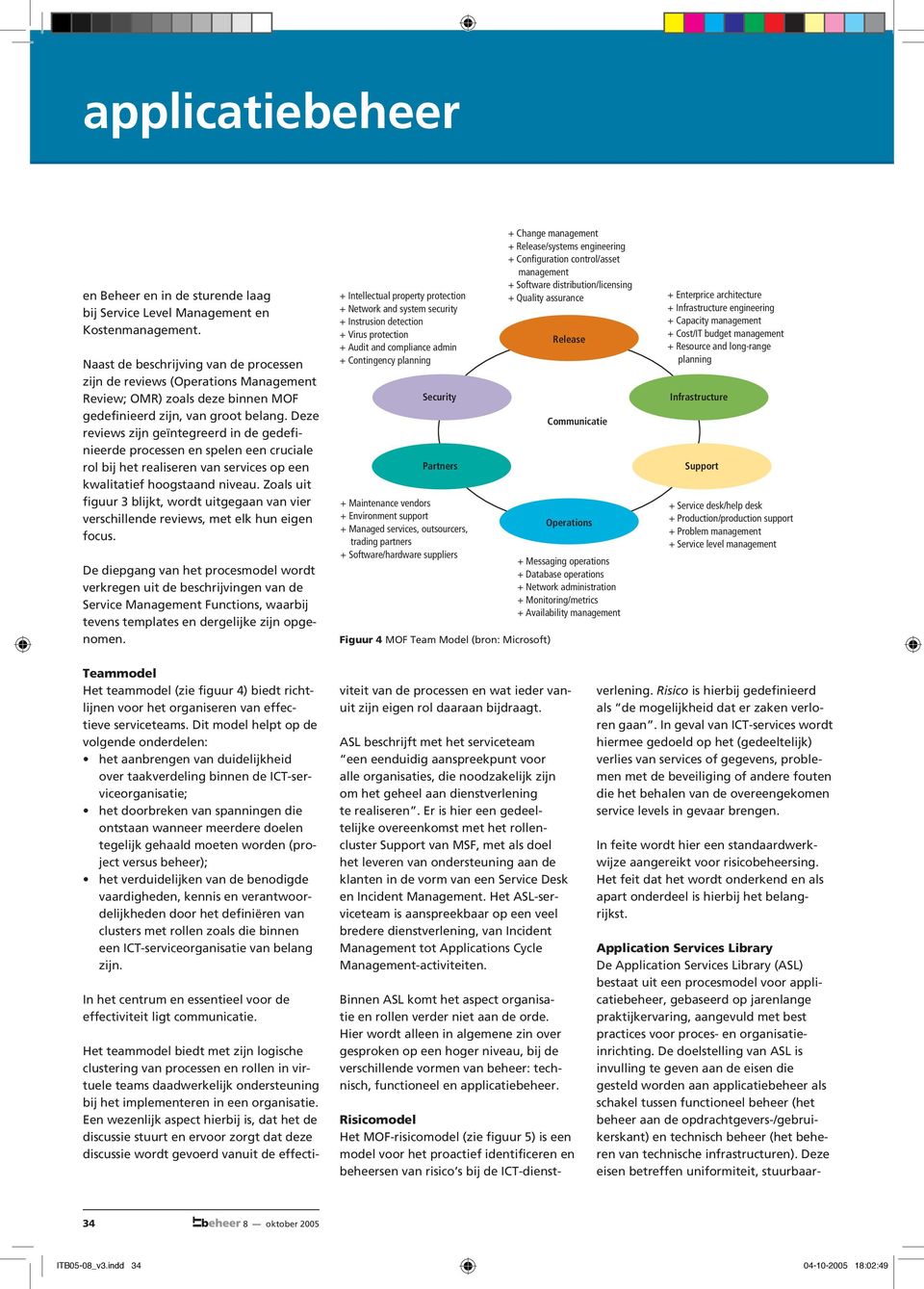 De doelstelling van ASL is invulling te geven aan de eisen die gesteld worden aan applicatiebeheer als schakel tussen functioneel beheer (het beheer aan de opdrachtgevers-/gebruikerskant) en