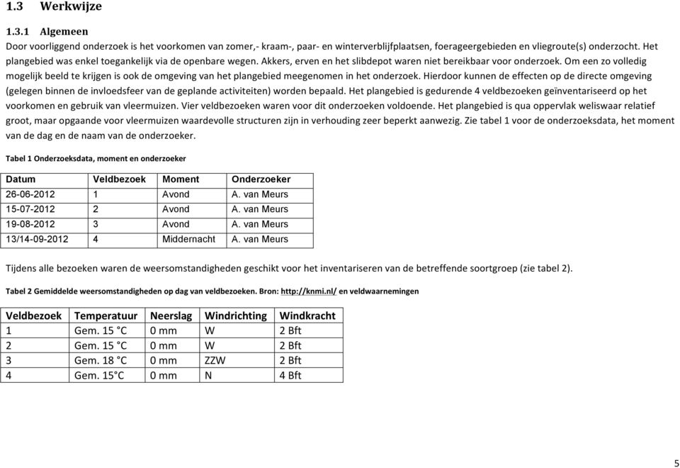 Om een zo volledig mogelijk beeld te krijgen is ook de omgeving van het plangebied meegenomen in het onderzoek.