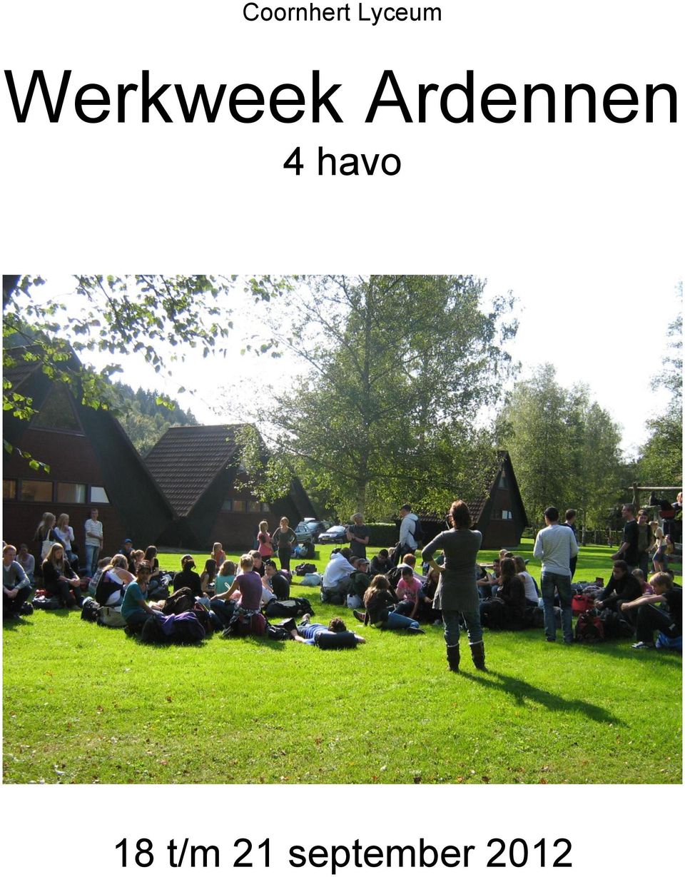 Ardennen 4 havo