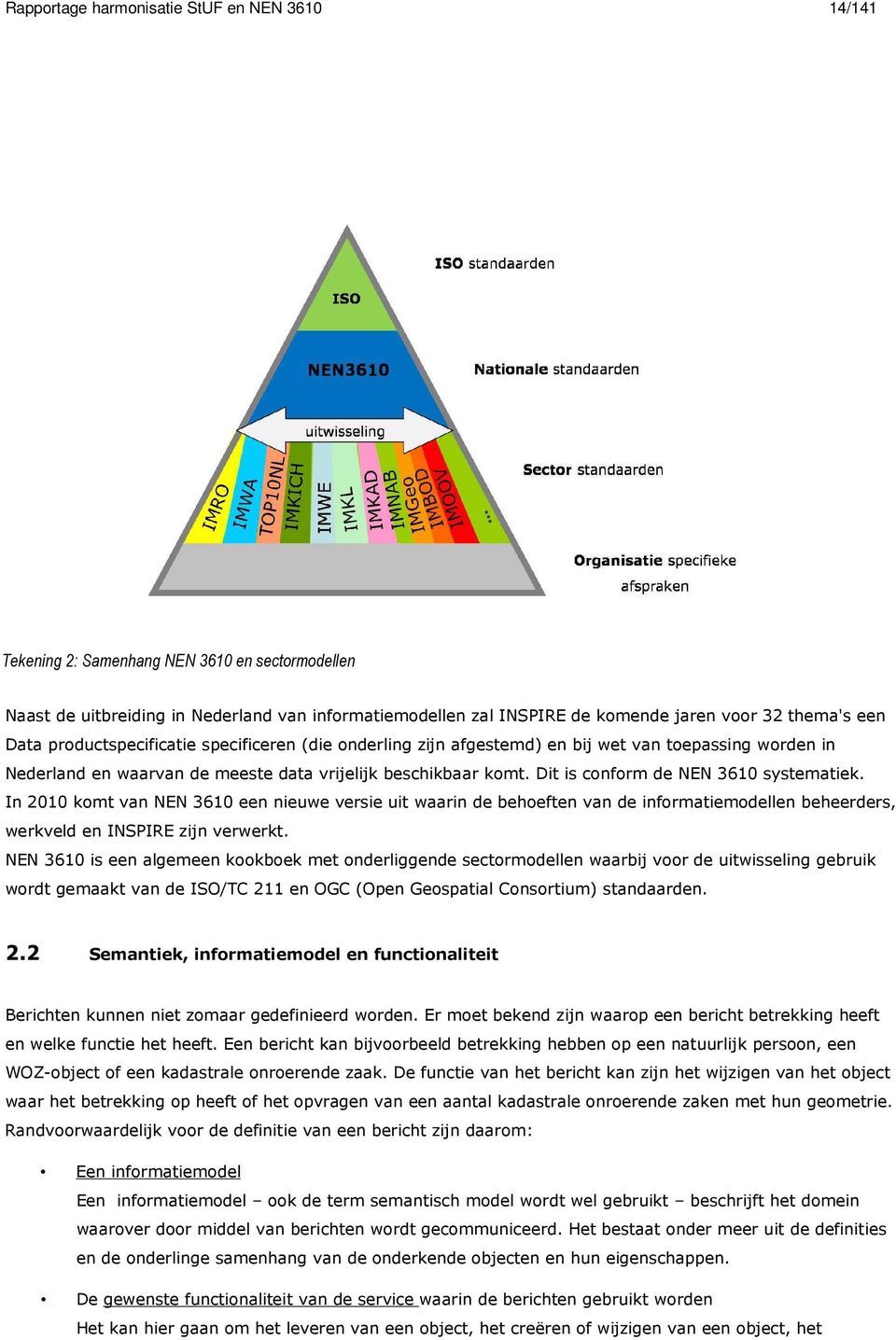 Dit is conform de NEN 3610 systematiek. In 2010 komt van NEN 3610 een nieuwe versie uit waarin de behoeften van de informatiemodellen beheerders, werkveld en INSPIRE zijn verwerkt.