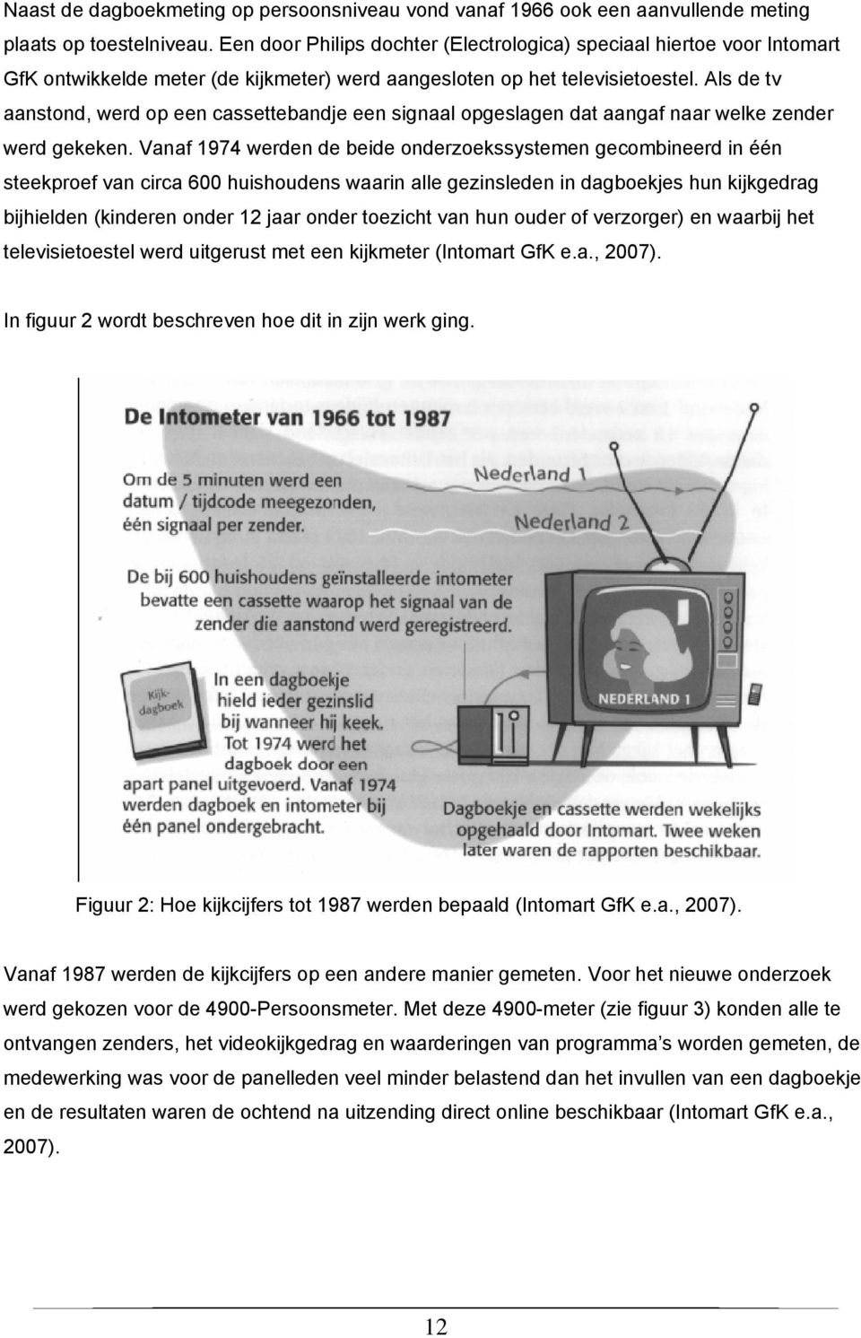 Als de tv aanstond, werd op een cassettebandje een signaal opgeslagen dat aangaf naar welke zender werd gekeken.