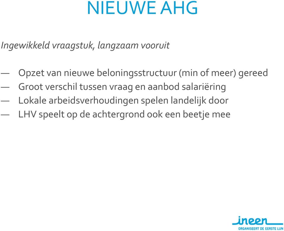 tussen vraag en aanbod salariëring Lokale arbeidsverhoudingen