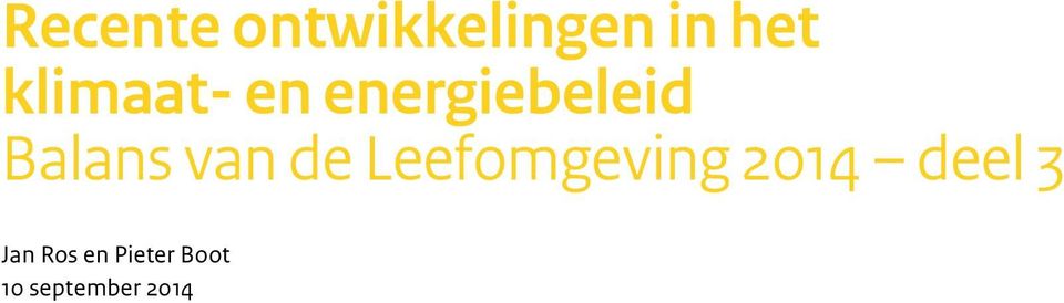 van de Leefomgeving 2014 deel 3