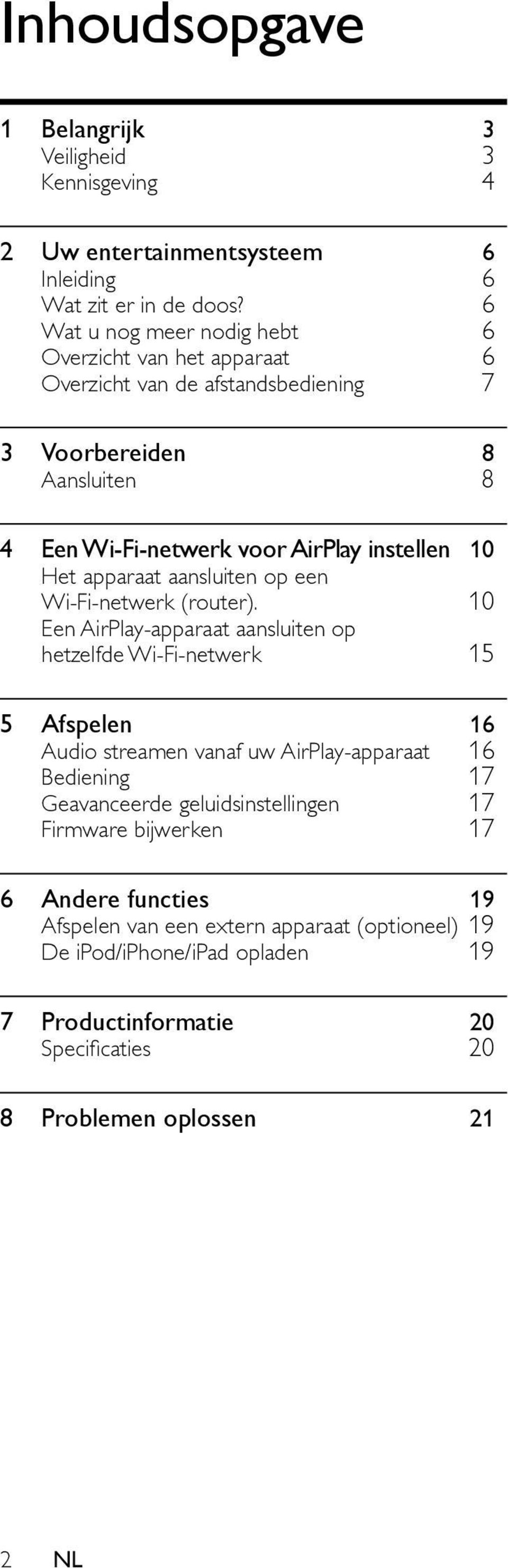 apparaat aansluiten op een Wi-Fi-netwerk (router).