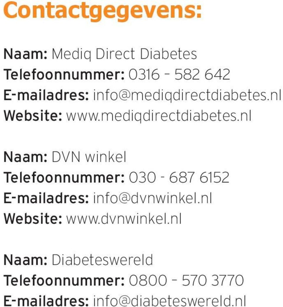 nl Website: www.mediqdirectdiabetes.