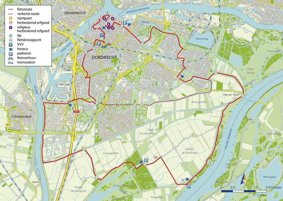 Huiswaard N3 44 Otter- Polder 13 KRABBE Kop van 't Land 43 47 46 45 Bovenpolder s-gravendeel A16 N217 40 85 Louisapolder Zuid Buitenpolder 14 Polder de