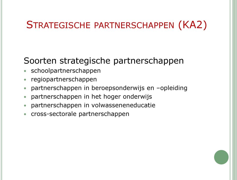 partnerschappen in beroepsonderwijs en opleiding partnerschappen in