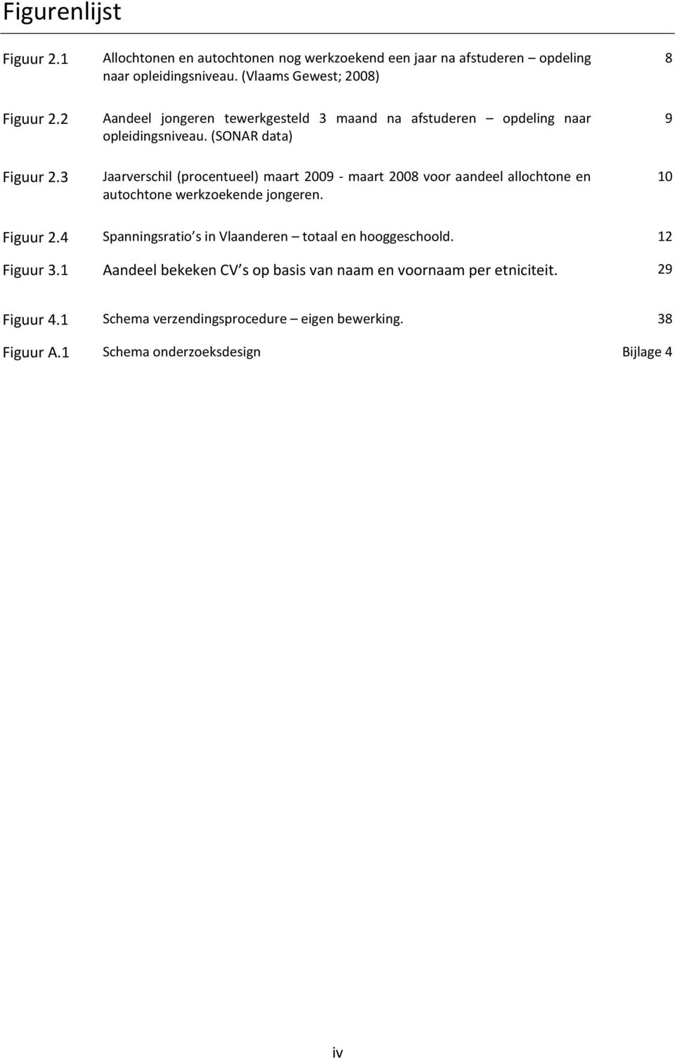 (SONAR data) Jaarverschil (procentueel) maart 2009 - maart 2008 voor aandeel allochtone en autochtone werkzoekende jongeren. 8 9 10 Figuur 2.