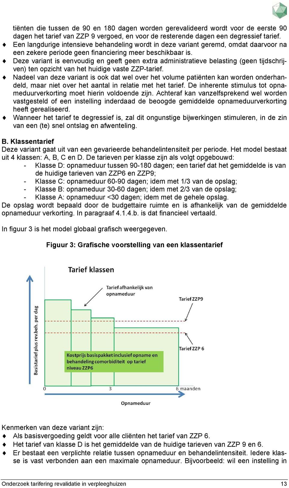 Deze variant is eenvoudig en geeft geen extra administratieve belasting (geen tijdschrijven) ten opzicht van het huidige vaste ZZP-tarief.