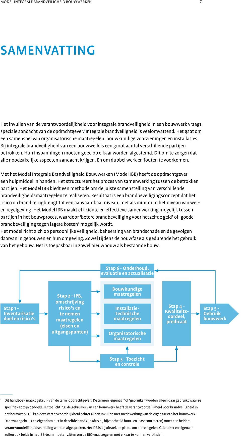 Bij integrale brandveiligheid van een bouwwerk is een groot aantal verschillende partijen betrokken. Hun inspanningen moeten goed op elkaar worden afgestemd.