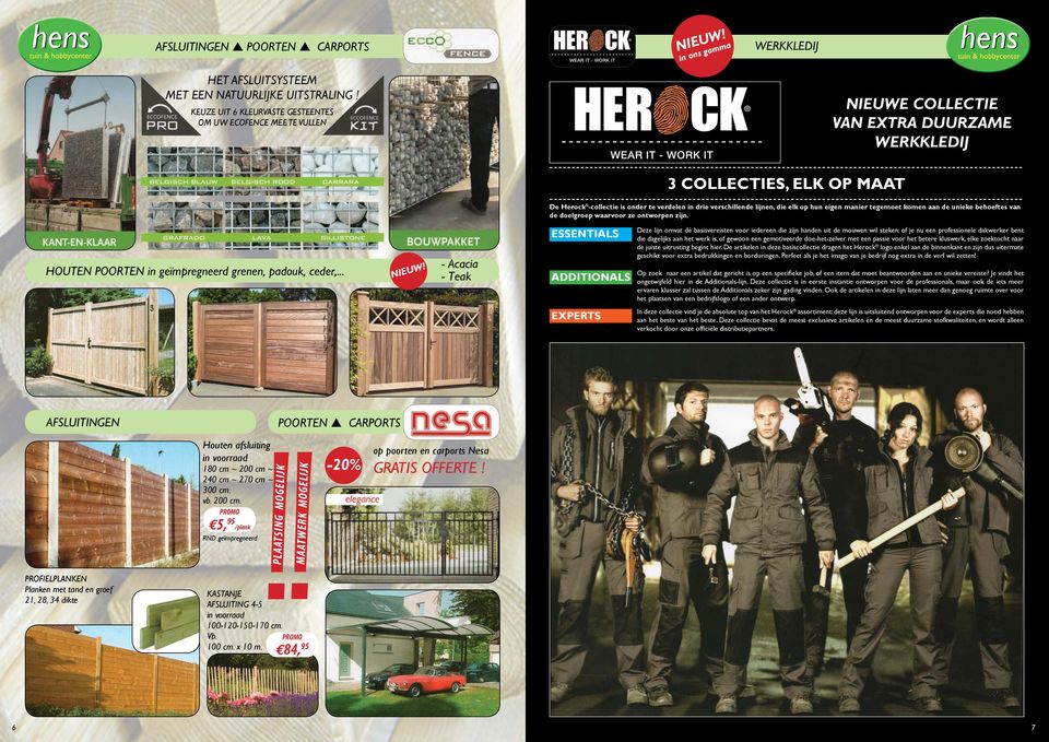 ---------------------------------------------------------------------------------------------------------- De Herock -collectie is onder te verdelen in drie verschillende lijnen, die elk op hun eigen