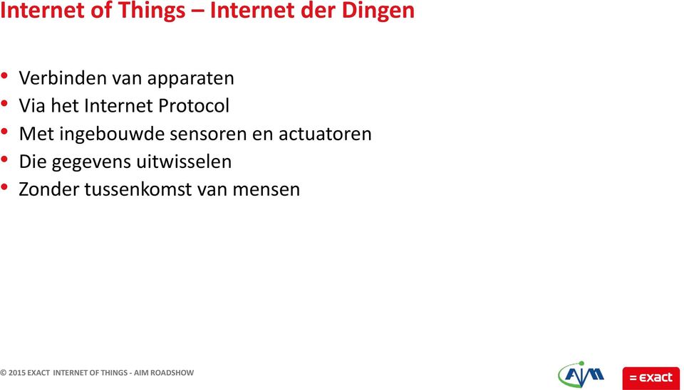 Protocol Met ingebouwde sensoren en