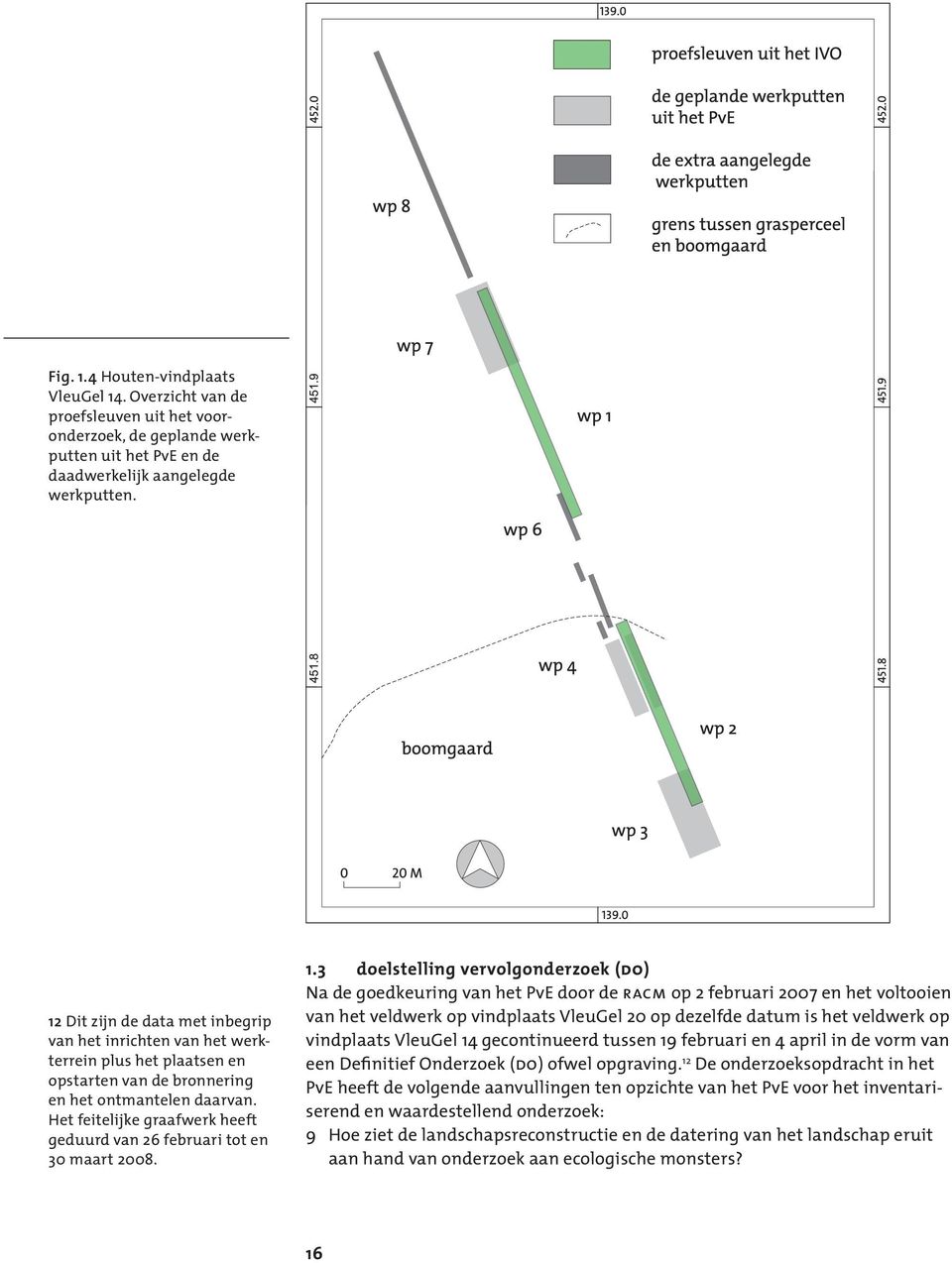 Het feitelijke graafwerk heeft geduurd van 26 februari tot en 30 maart 2008. 1.