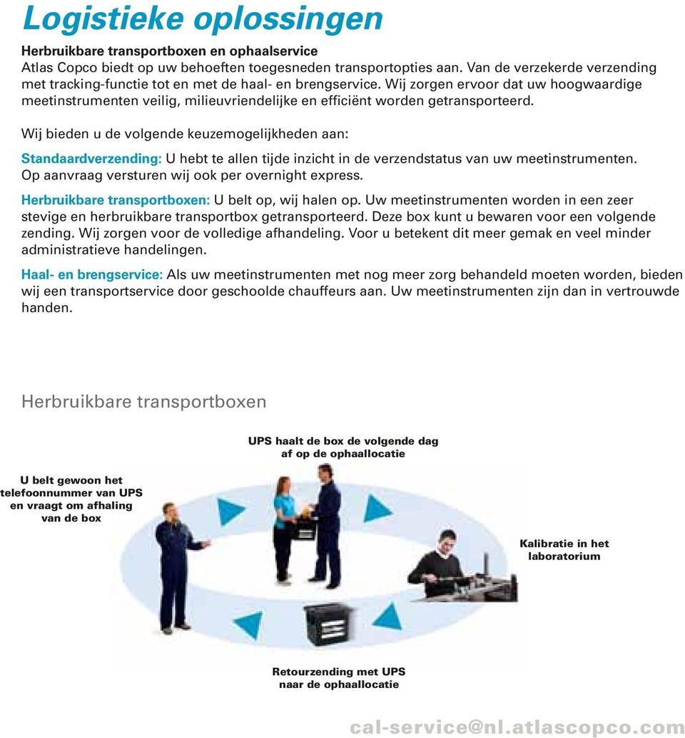 Wij zorgen ervoor dat uw hoogwaardige meetinstrumenten veilig, milieuvriendelijke en efficiënt worden getransporteerd.