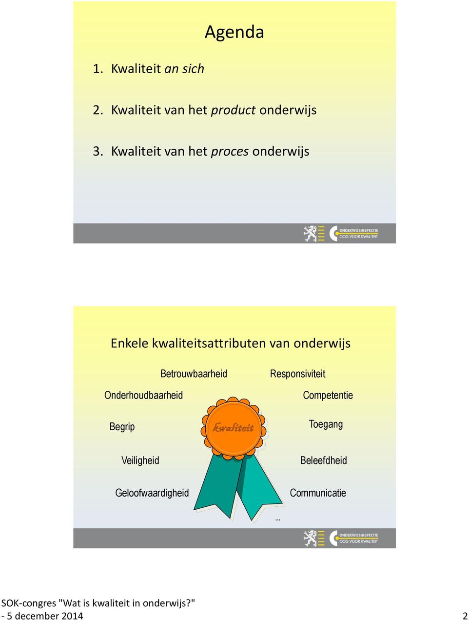 Onderhoudbaarheid Betrouwbaarheid Responsiviteit Competentie Begrip kwaliteit