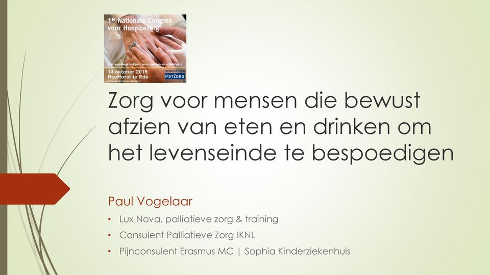 Nova, palliatieve zorg & training Consulent Palliatieve