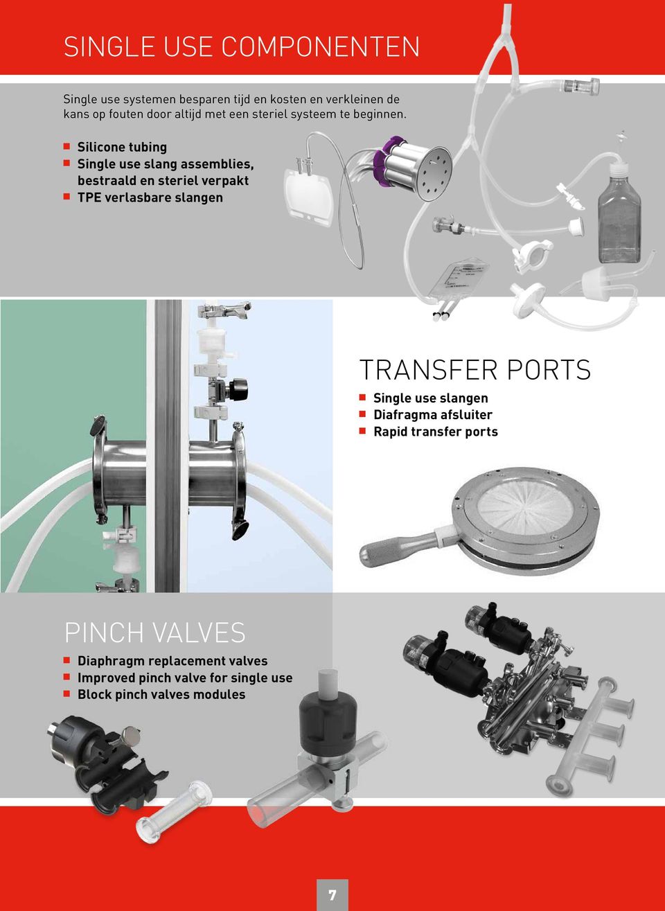 Silicone tubing Single use slang assemblies, bestraald en steriel verpakt TPE verlasbare slangen TRANSFER