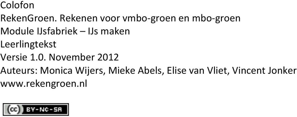 IJsfabriek IJs maken Leerlingtekst Versie 1.0.