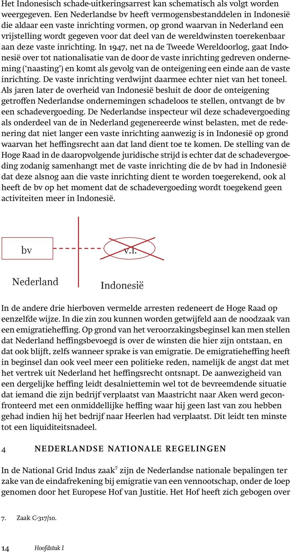 toerekenbaar aan deze vaste inrichting.