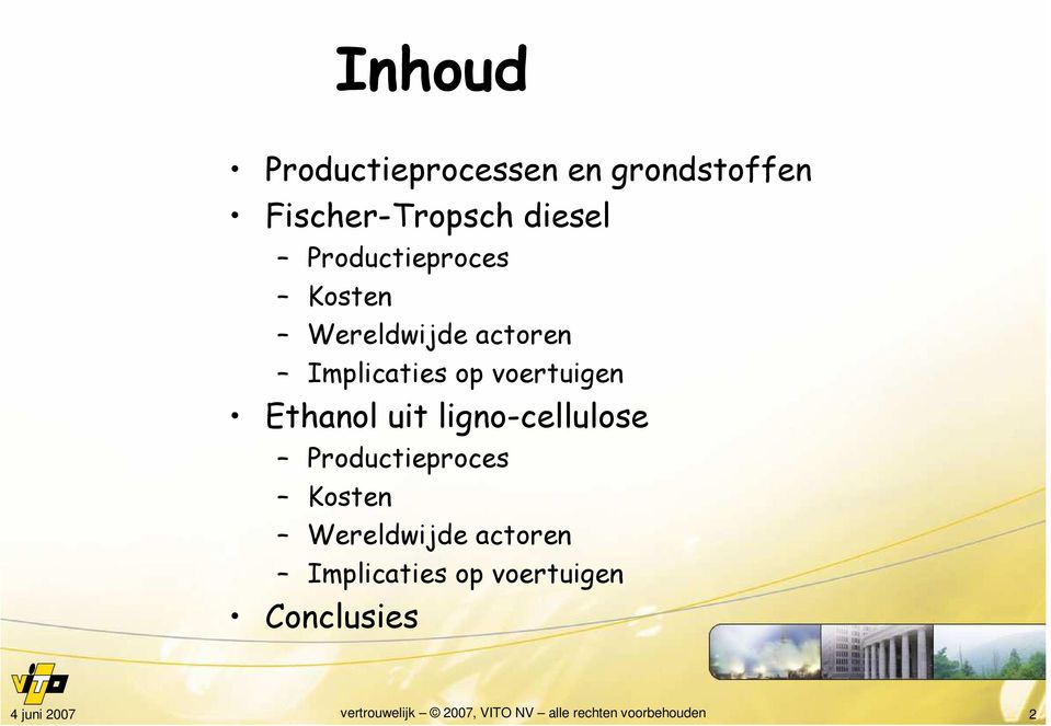 Implicaties op voertuigen Ethanol uit ligno-cellulose