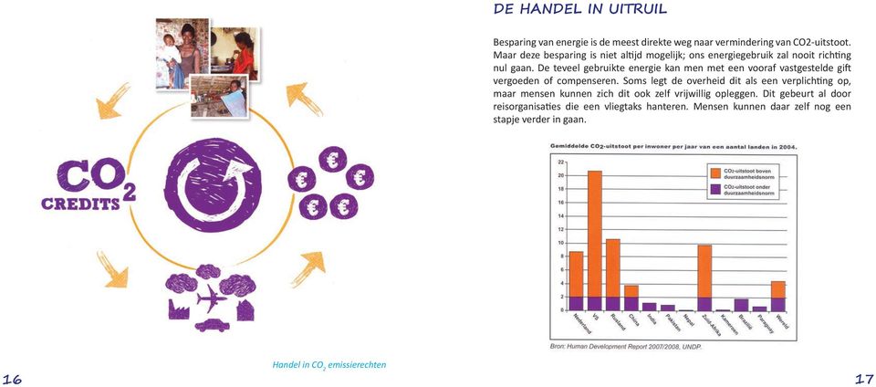 De teveel gebruikte energie kan men met een vooraf vastgestelde gift vergoeden of compenseren.