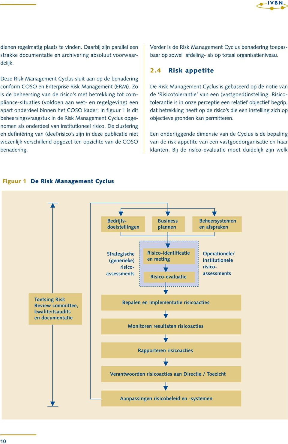Zo is de beheersing van de risico s met betrekking tot compliance-situaties (voldoen aan wet- en regelgeving) een apart onderdeel binnen het COSO kader; in figuur 1 is dit beheersingsvraagstuk in de
