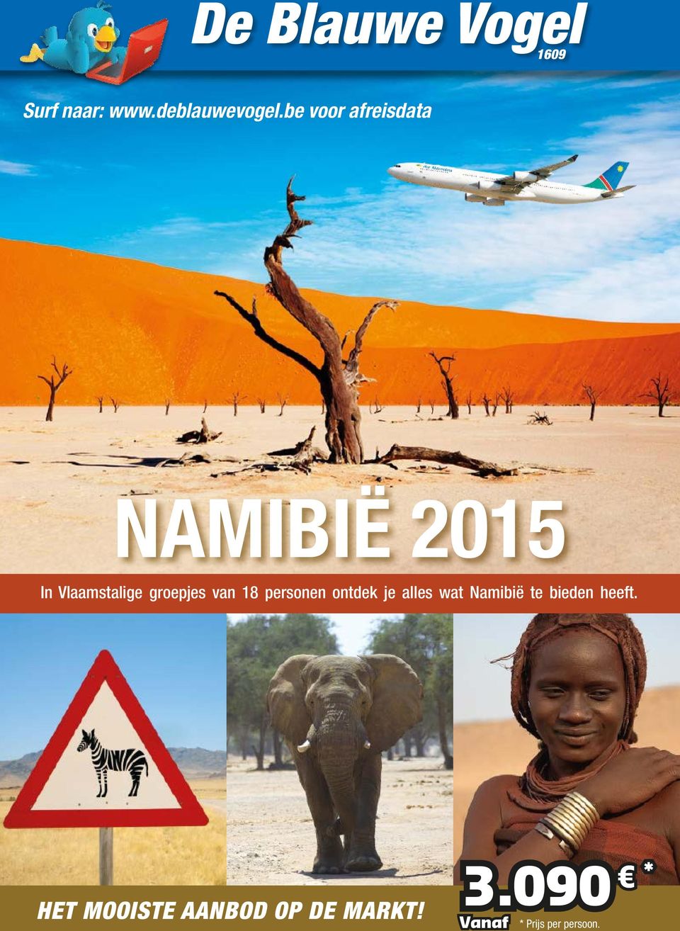 van 18 personen ontdek je alles wat Namibië te bieden