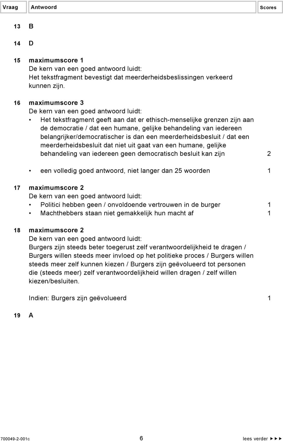 belangrijker/democratischer is dan een meerderheidsbesluit / dat een meerderheidsbesluit dat niet uit gaat van een humane, gelijke behandeling van iedereen geen democratisch besluit kan zijn 2 een