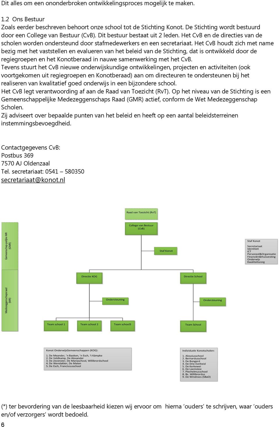 Het CvB houdt zich met name bezig met het vaststellen en evalueren van het beleid van de Stichting, dat is ontwikkeld door de regiegroepen en het Konotberaad in nauwe samenwerking met het CvB.