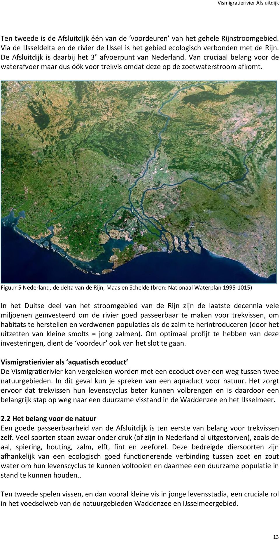 Figuur 5 Nederland, de delta van de Rijn, Maas en Schelde (bron: Nationaal Waterplan 1995-1015) In het Duitse deel van het stroomgebied van de Rijn zijn de laatste decennia vele miljoenen