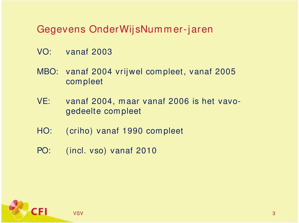 2004, maar vanaf 2006 is het vavogedeelte compleet