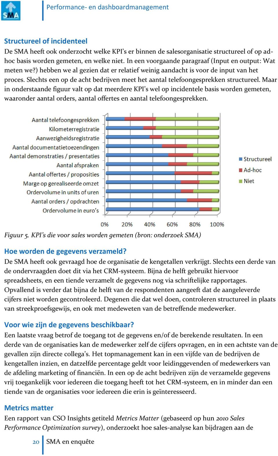 Slechts een op de acht bedrijven meet het aantal telefoongesprekken structureel.