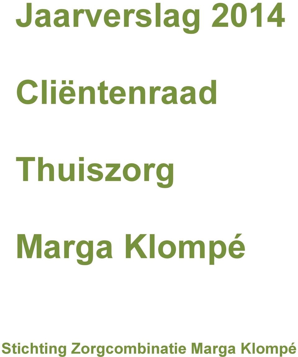 Marga Klompé Stichting