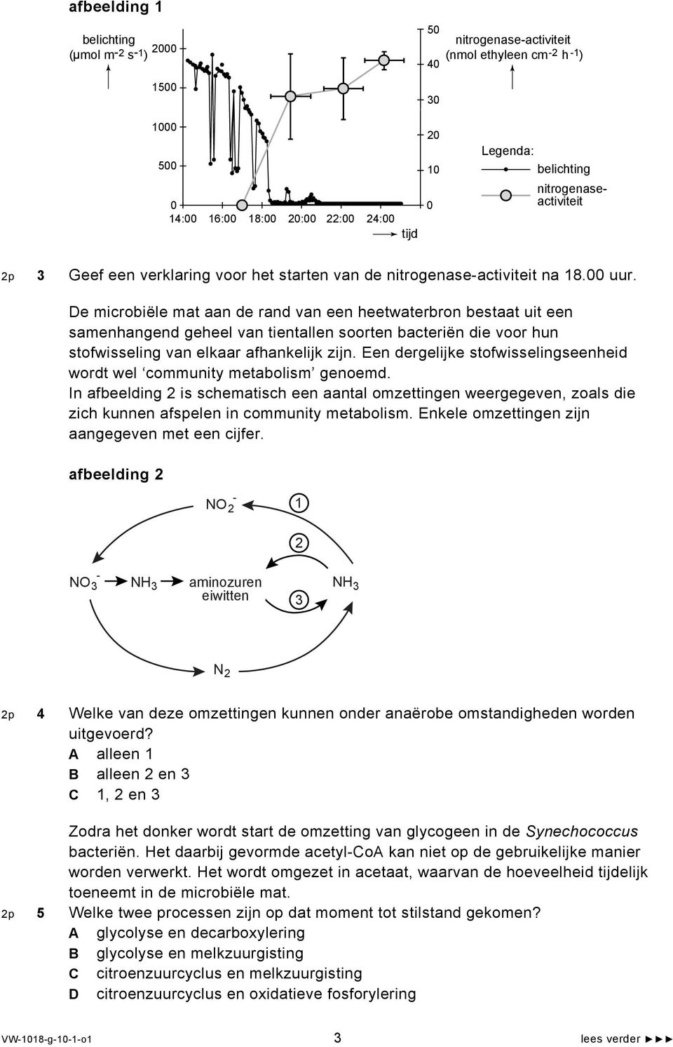 De microbiële mat aan de rand van een heetwaterbron bestaat uit een samenhangend geheel van tientallen soorten bacteriën die voor hun stofwisseling van elkaar afhankelijk zijn.